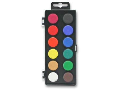 Vodové barvy 12 barev, malé