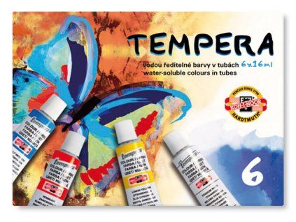 Temperová barva sada 6 barev, Koh-i-noor