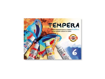 Temperová barva sada 6 barev, Koh-i-noor