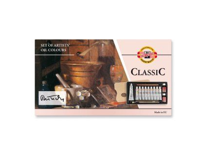 Sada olejových barev Classic, 10 barev