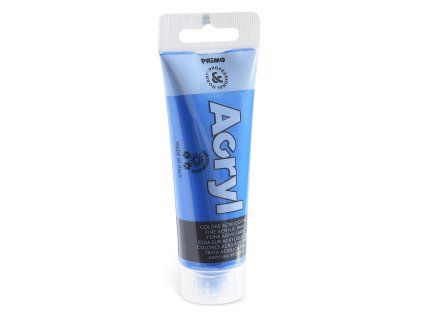 Akrylová barva PRIMO metalická modrá, 75 ml