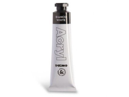 Akrylová barva PRIMO bílá, 18 ml