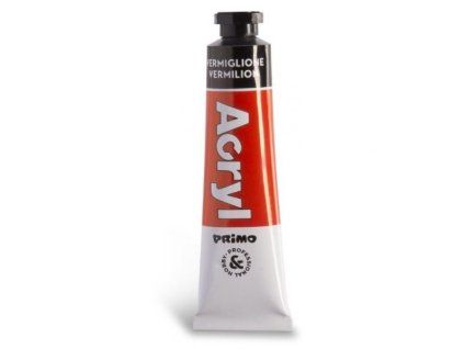 Akrylová barva PRIMO červená, 18 ml