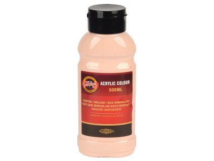 Akrylová barva 500ml, růžová