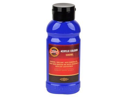 Akrylová barva 500ml, ultramarín