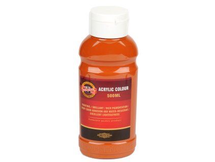 Akrylová barva 500ml, sv. hnědá