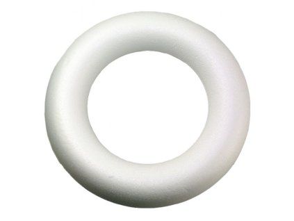 Polystyrenový věnec, 20 cm