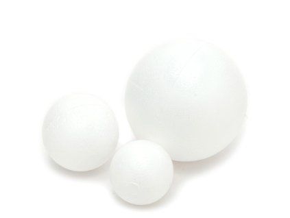 Polystyrenová koule, 40 mm, 1 ks
