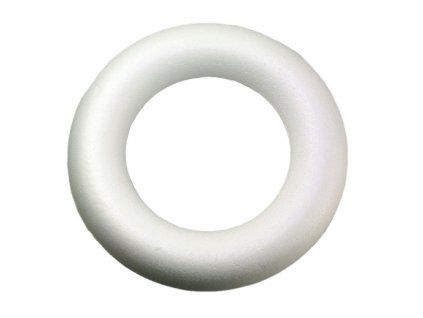 Polystyrenový věnec, 15 cm