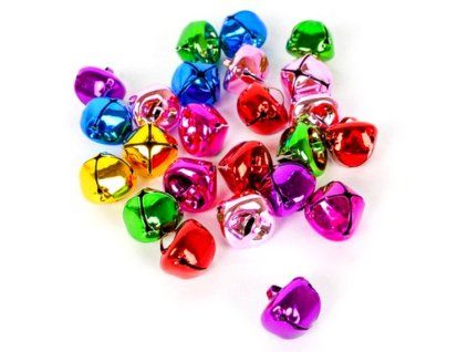 Rolničky barevné, 24 ks