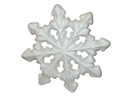 Polystyrenová vločka, 21 cm