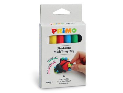 Plastelína PRIMO (modelína), 6 barev x 18 g