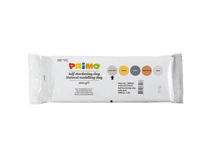 Modelovací hmota Primo 1 kg, světle šedá