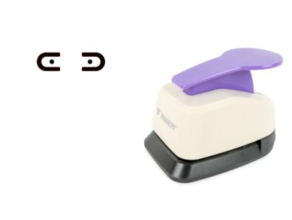 Děrovačka dekorační náušnice, 37 mm