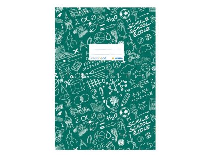 Obal na sešit A5 Schooldoo, tmavě zelený