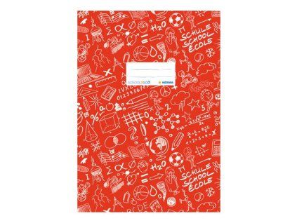 Obal na sešit A5 Schooldoo, červený