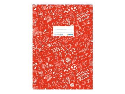 Obal na sešit A5 Schooldoo, červený