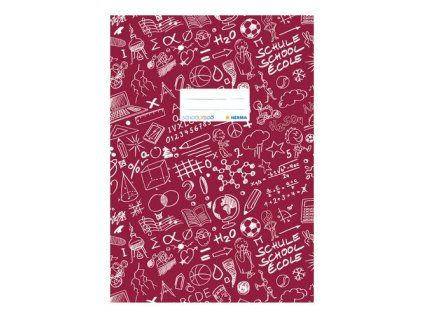 Obal na sešit A4 Schooldoo, vínový