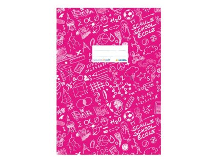 Obal na sešit A4 Schooldoo, tmavě růžový