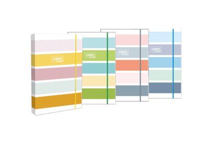 Box na sešity A4, Stripe mix