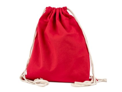 Sáček na tělocvik Backy textilní, červený