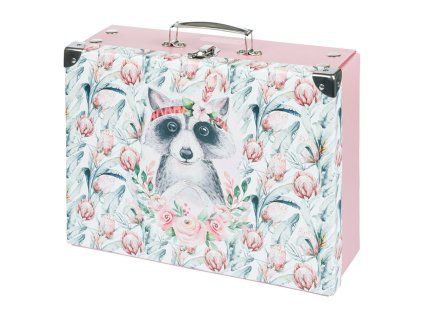 Kufřík Mýval s kováním, skládací