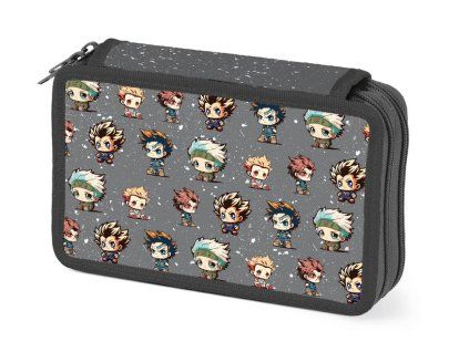 Penál dvoupatrový Anime mascots