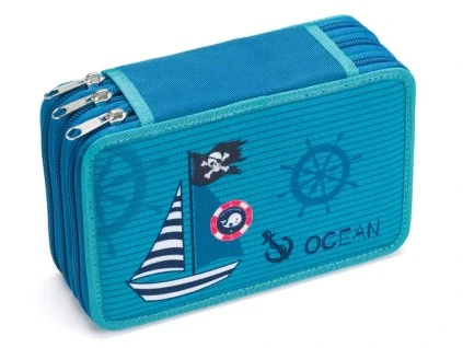 Penál třípatrový Ocean Pirate