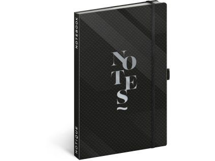 Notes Elegantní, linka, 172 stran, 13 x 21 cm