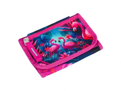 Peněženka na krk Plameňáci