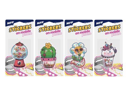 Samolepky na mobil Pink 8 x 5 cm