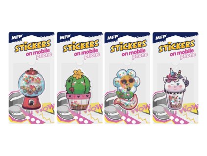 Samolepky na mobil Pink 8 x 5 cm