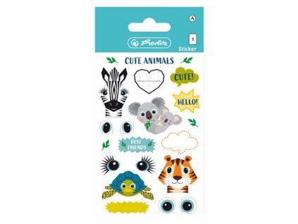 Samolepky dětské Zvířátka, 1 arch