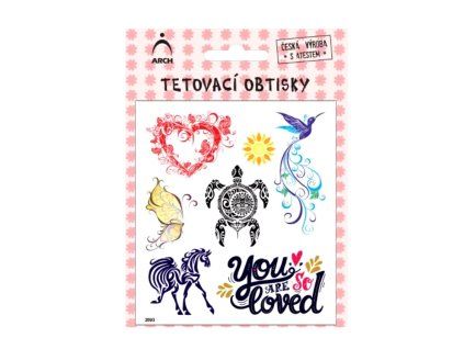 Dětské tetovací obtisky - ornamenty