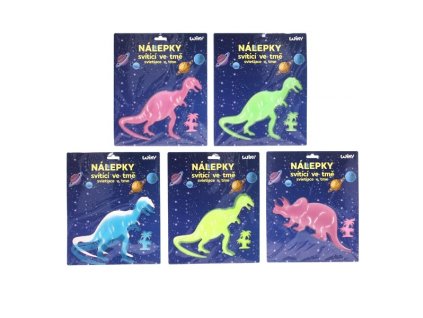 Samolepky svítící na zeď - dinosaurus, 1 ks