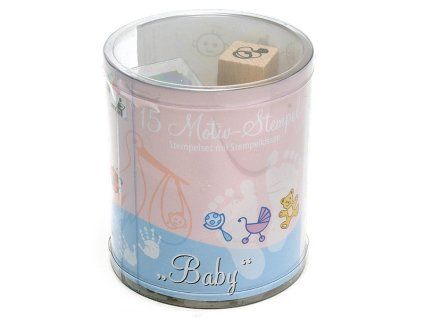 Sada razítek, 15ks, Baby