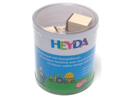 Sada razítek, Koně + statek, 15 ks