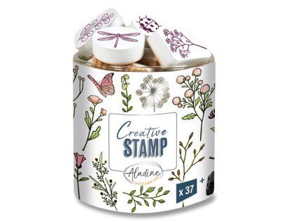Sada razítek Jarní louka, 37 ks