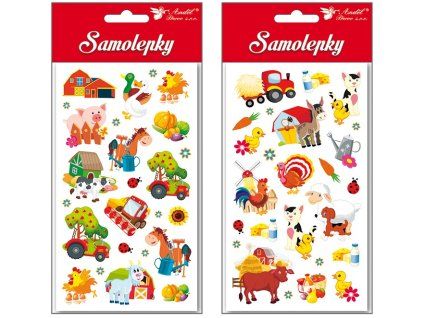Samolepky Farma, 9 x 16 cm