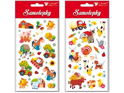 Samolepky Farma, 9 x 16 cm