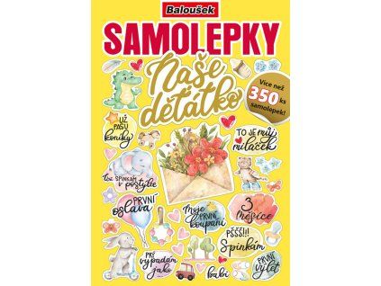 Samolepkový sešit - Naše děťátko, 350 ks