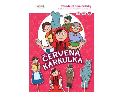 Divadelní omalovánky A5 - Červená Karkulka