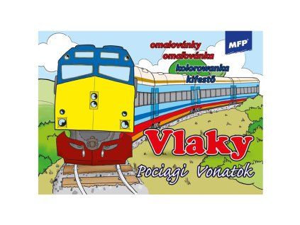 Omalovánky A5 - Vlaky