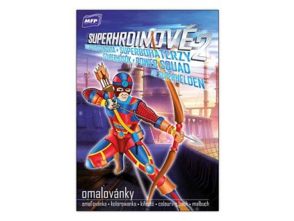 Omalovánky A4 - Superhrdinové