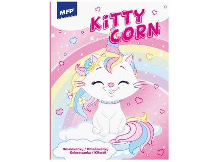 Omalovánky A4 - Kitty Corn
