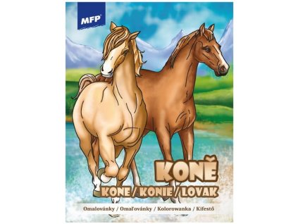 Omalovánky A4 - Koně