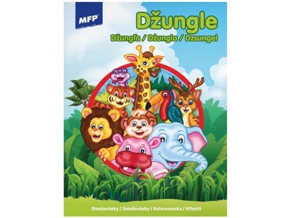 Omalovánky A4 - Džungle