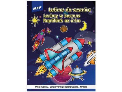 Omalovánky A4 - Letíme do vesmíru