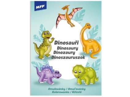 Omalovánky A4 - Dinosauři