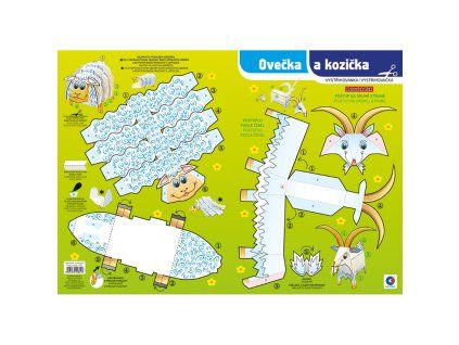 Vystřihovánky Ovečka a kozička